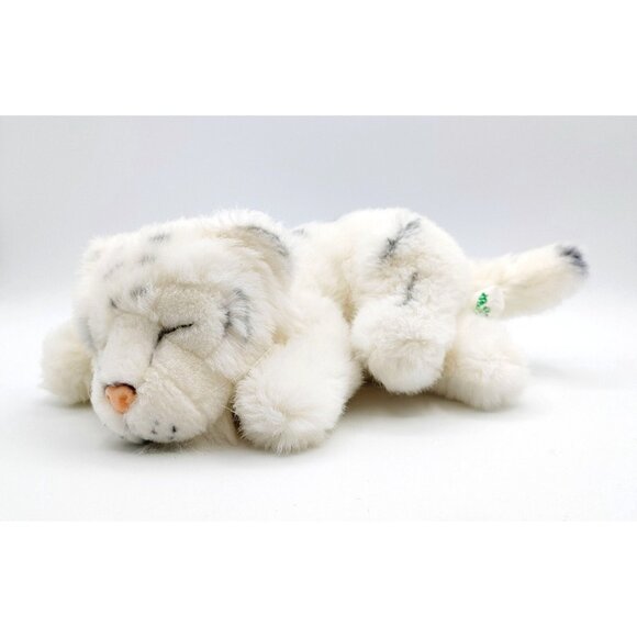 Rainforest Cafe Siberian White Tiger Sleeping Plush Stuffed Animal 10" - Picture 1 of 5